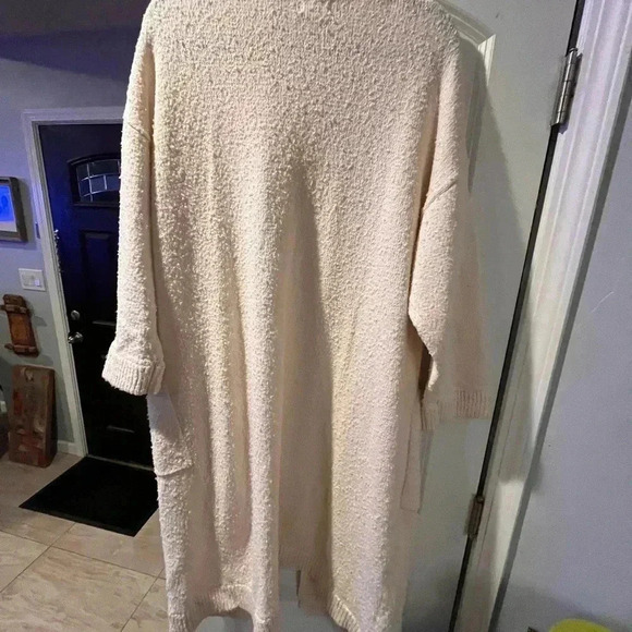 Paper Label Long Sweater Cardigan - S / P - Picture 5 of 5